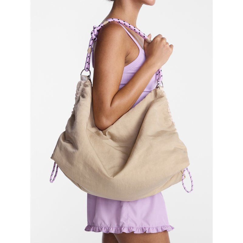 Large Nylon Tote Bag with Paracord & Adjustable Strap for Women