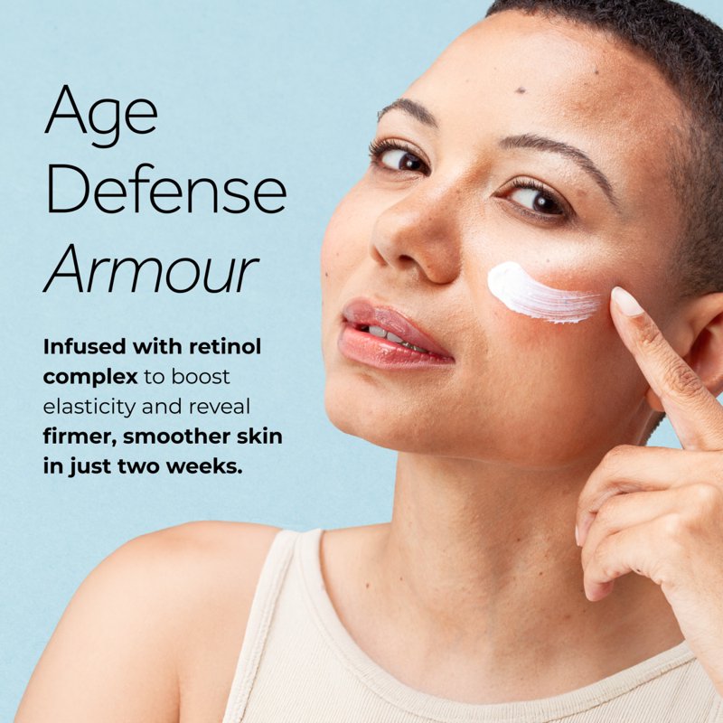 Anti-Aging Face Cream with Collagen & AHAs - Hydrating Moisturizer, 1.75 oz