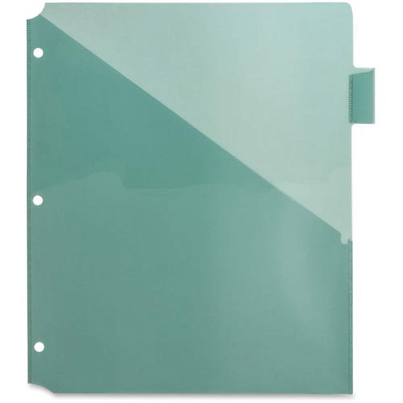 Poly Index Dividers with Pocket - 8-Tab, Multi-Color, 11x8.5 Inches