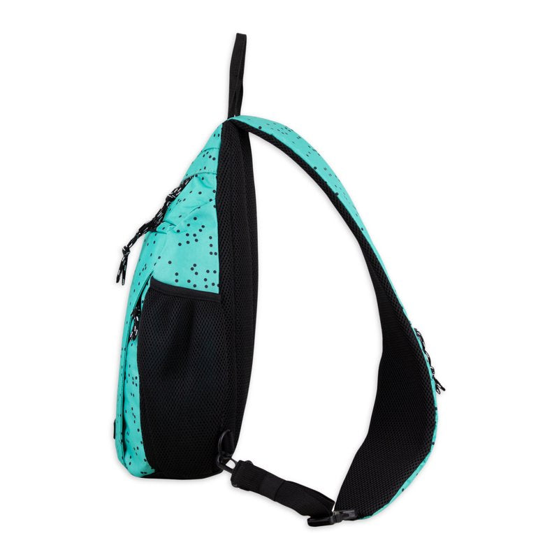 Unisex Sling Backpack with Multiple Compartments - Compact & Reversible Shoulder Bag
