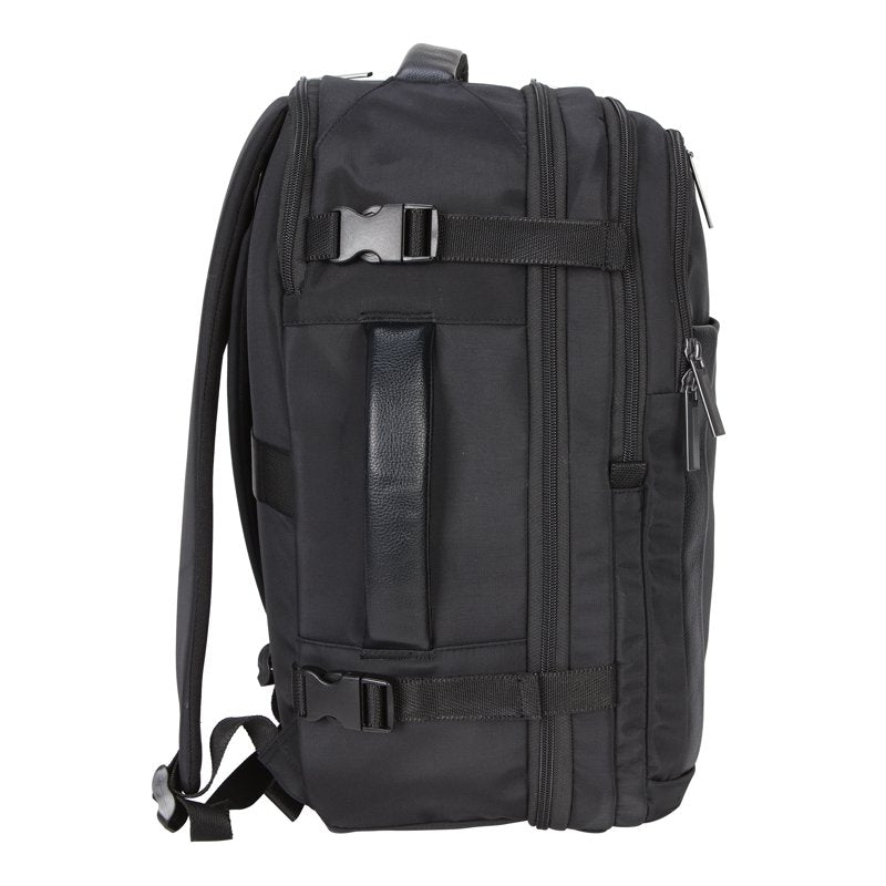 Recycled Nylon Travel Backpack with Laptop Sleeve - 18 Inch, Multiple Colors