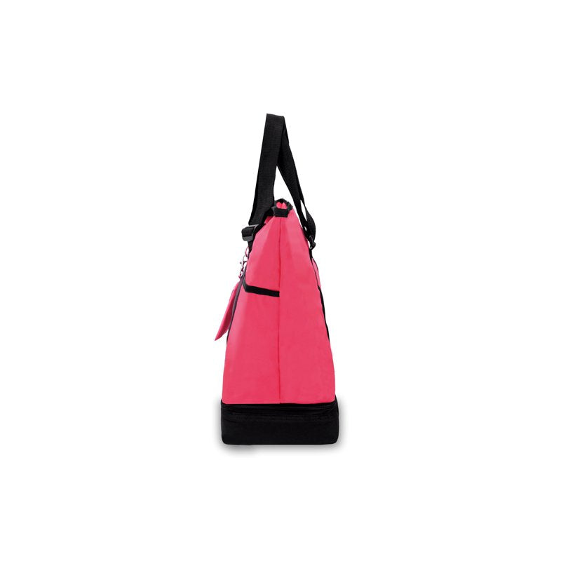 Unisex Deluxe Shopping Tote Bag - Large Insulated Pink Blue Purple Burgundy