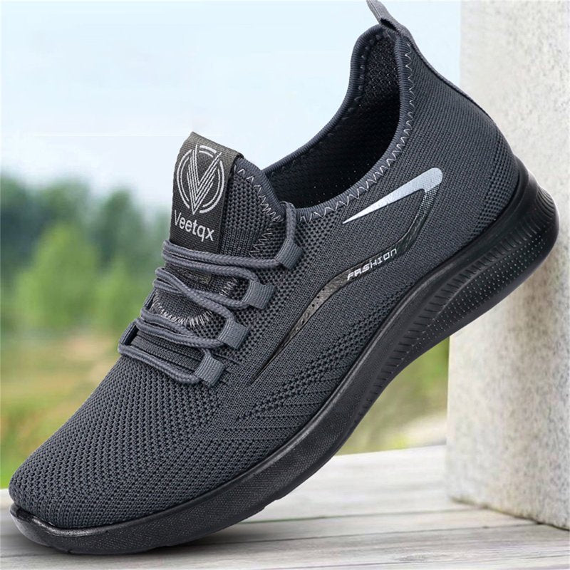 Men's Breathable Mesh Slip-On Sneakers for Casual Walking and Sports