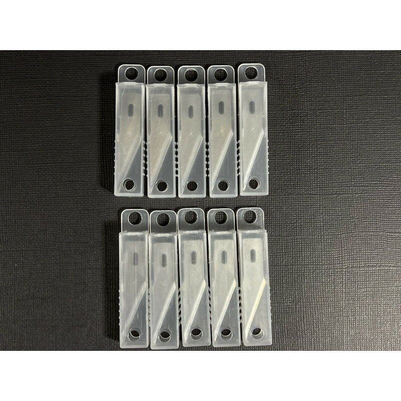 100 Pack Hobby Knife Blades Replacement Sharp Blades for Art & Crafting