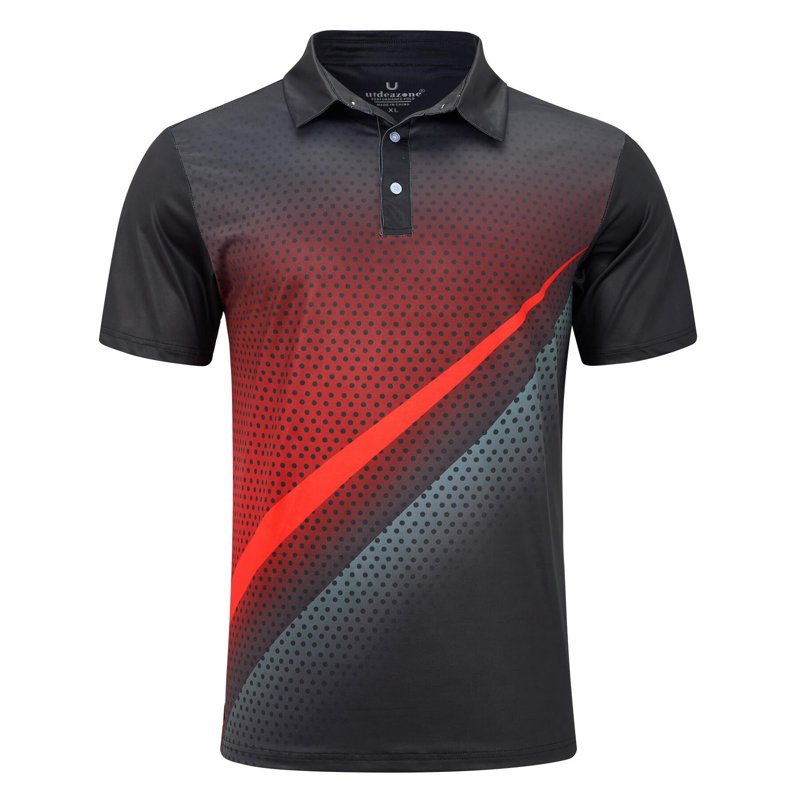Men's Golf Polo Shirts Short Sleeve Active Performance Athletic T-Shirts