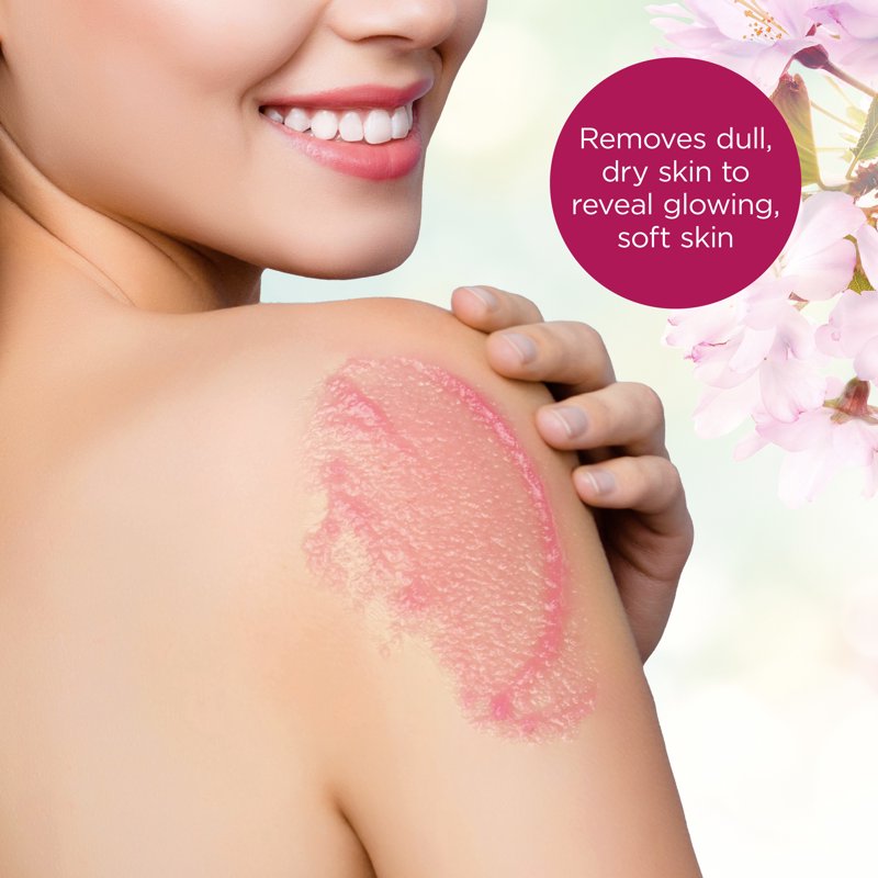 Bodycology Cherry Blossom Exfoliating Sugar Scrub 10.5 oz - Pack of 4