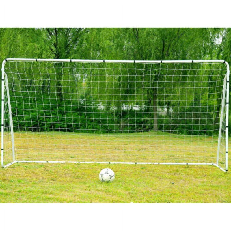 Portable 12ft x 6ft Soccer Goal – Powder Coated Steel, Backyard Training Net