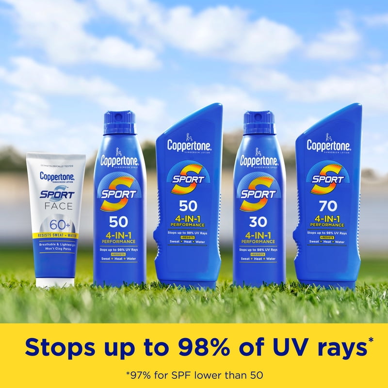Water-Resistant Sunscreen Lotion SPF 30 with Vitamin E, 7 fl oz - Pack Options