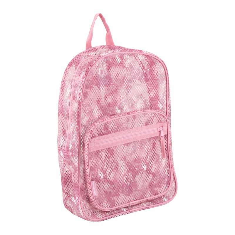 Unisex City Mesh Backpack 16-Inch with Adjustable Padded Straps - Multiple Colors