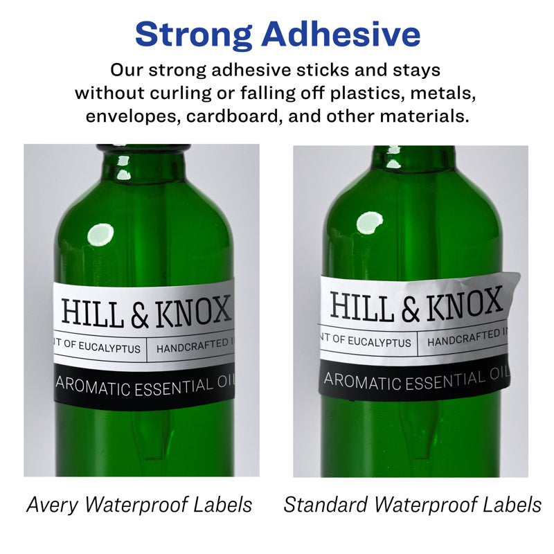 Waterproof Rectangle Labels - Customizable Durable Stickers for Shipping & Storage