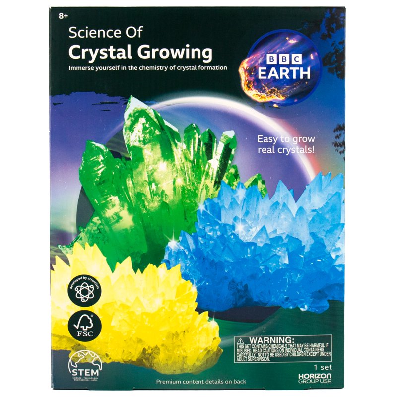 Crystal Growing Kit for Kids and Teens - STEM Science Experiment Set