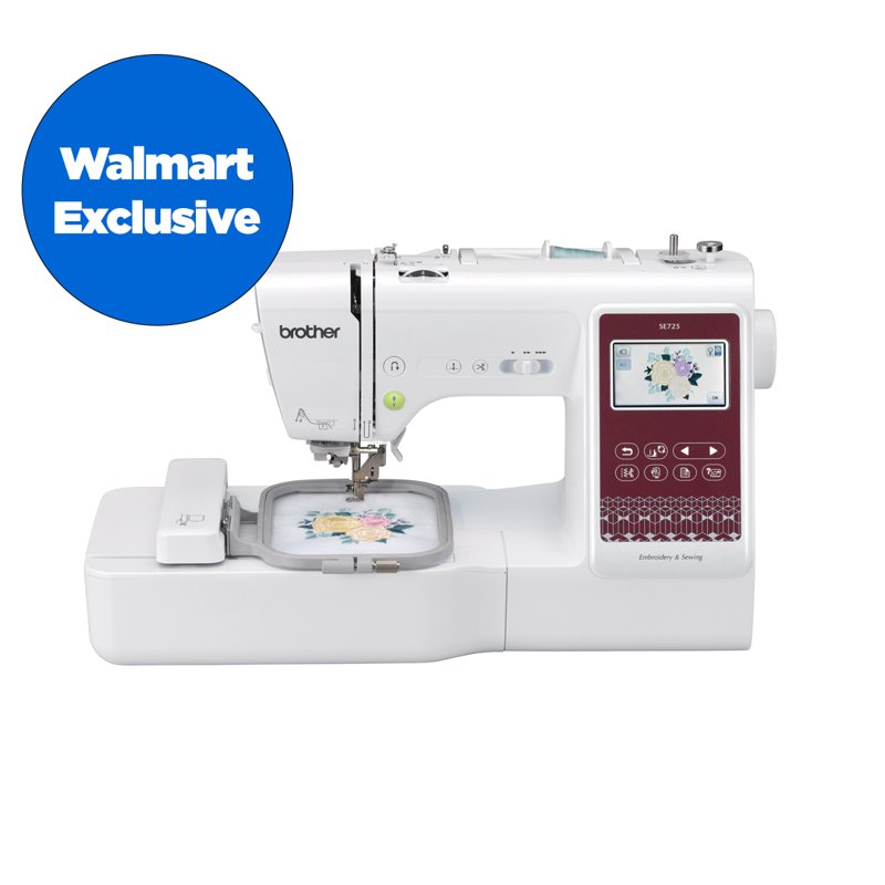 Brother SE725 Sewing and Embroidery Machine with 50 Free Designs, App Connectivity