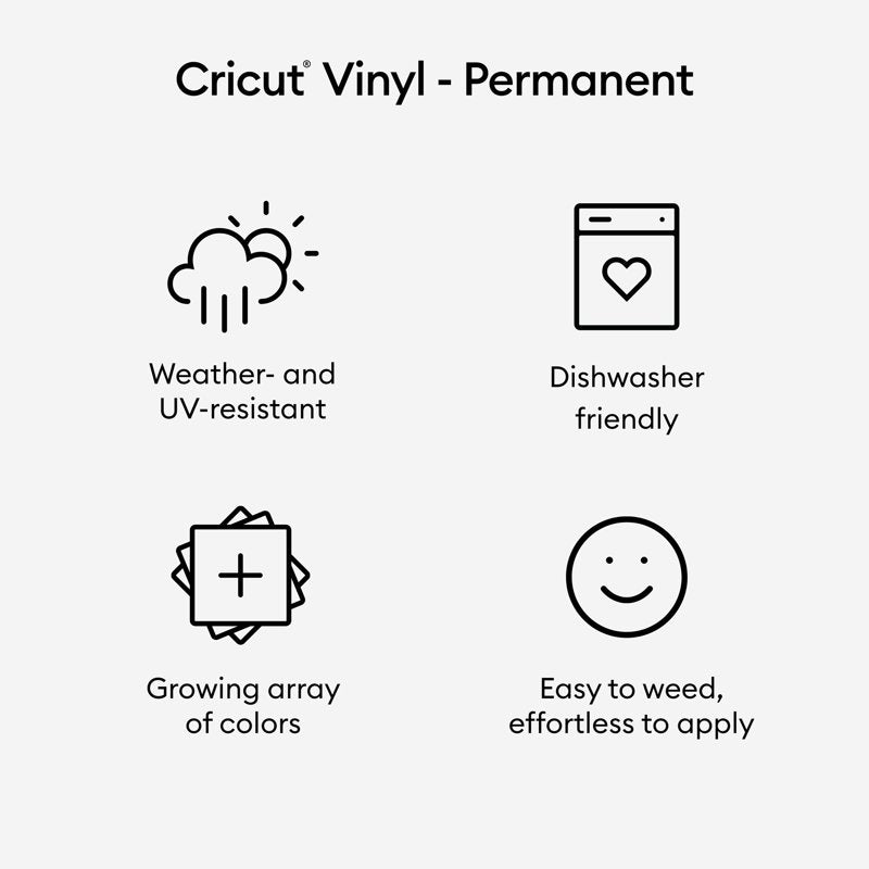 Premium Vinyl for Cricut - Permanent Outdoor Use - Pink Lavender 12" x 48"