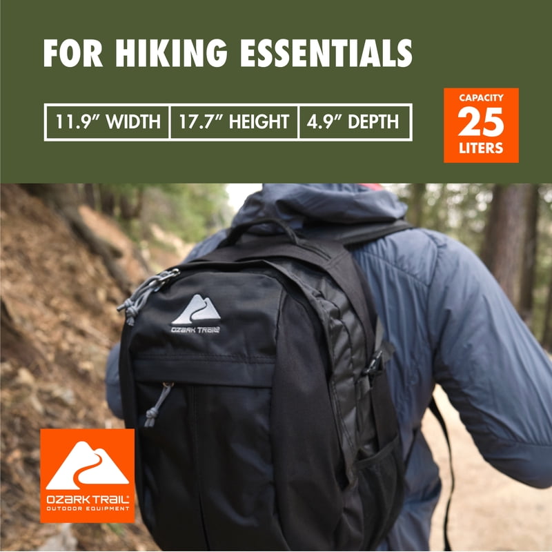 25L Hiking Backpack for Adults Teens Waterproof Daypack with Adjustable Straps