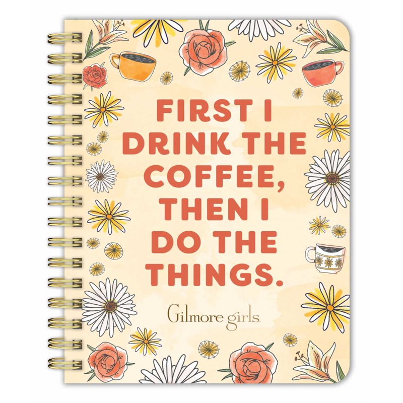 Gilmore Girls 12-Month Undated Hardcover Planner with Stickers