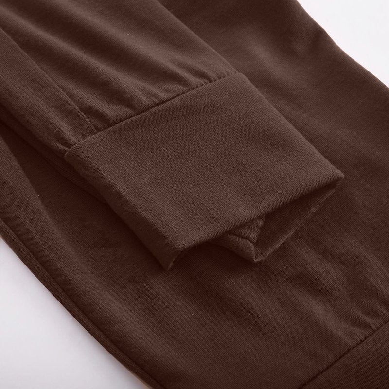 Women's Plus Size Cargo Pants with Pockets - Lightweight Elastic Waist Yoga & Workout Trousers
