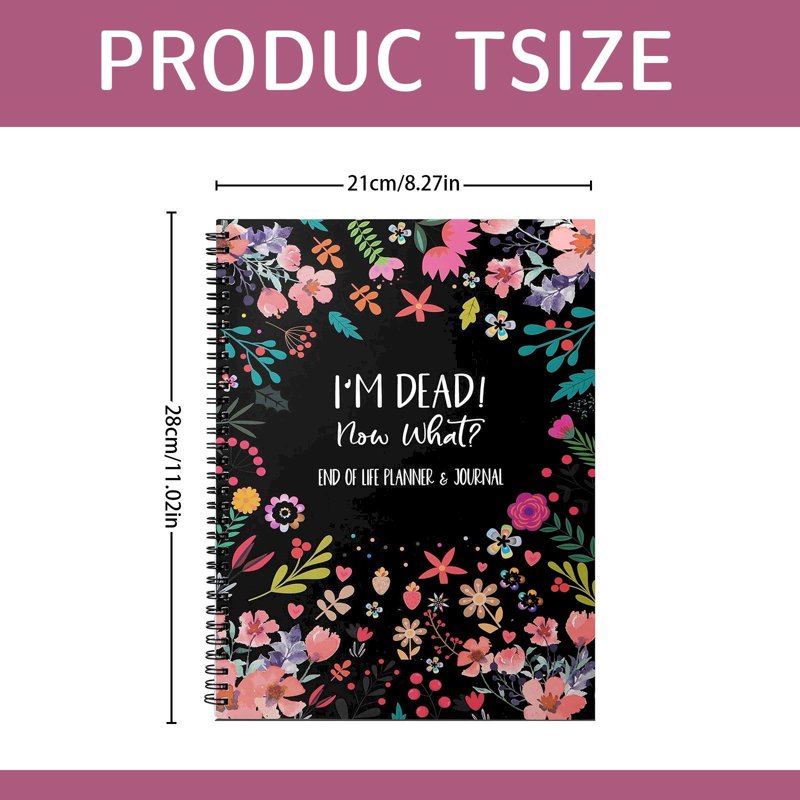 End of Life Planner – Estate Planning Organizer for Final Wishes & Beneficiary Will Prep