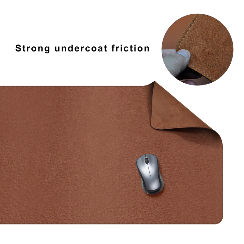 Waterproof PU Leather Desk Pad - Non-Slip, Multi-Purpose, Large Office Mat
