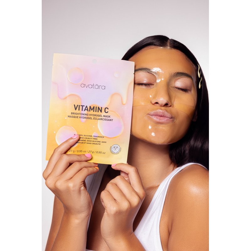 Brightening Hydrogel Face Mask for All Skin Types - 2 Pack