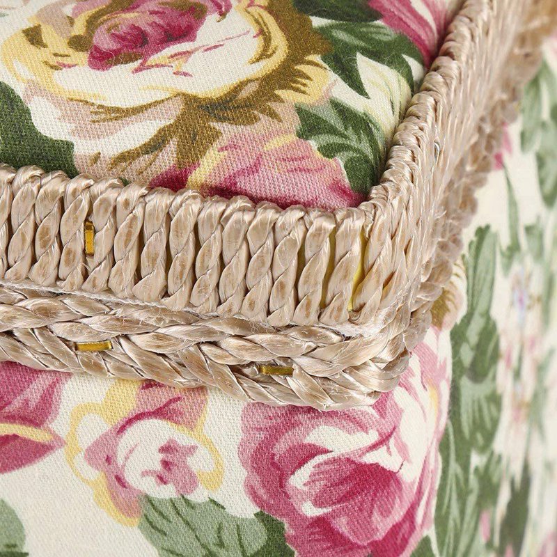 Large Vintage Sewing Basket with Compartments for Needles Thread and Supplies