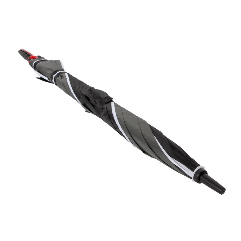 Auto Open 68-Inch Vented Golf Umbrella - Black and White
