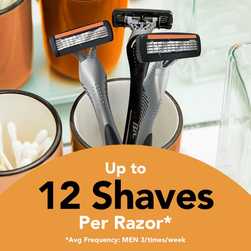 Refill Razor Cartridges for Men - Sensitive, 4-Blade, Pack of 10