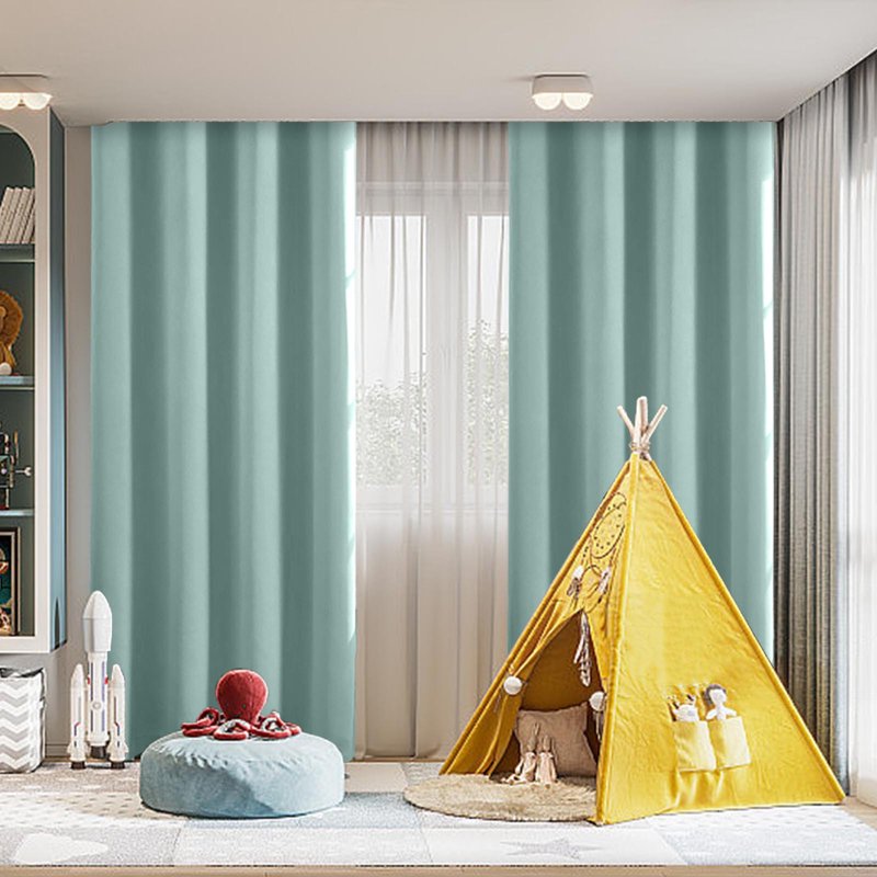 Blackout Curtains for Bedroom & Home Theater - Noise Reducing Thermal Drapes