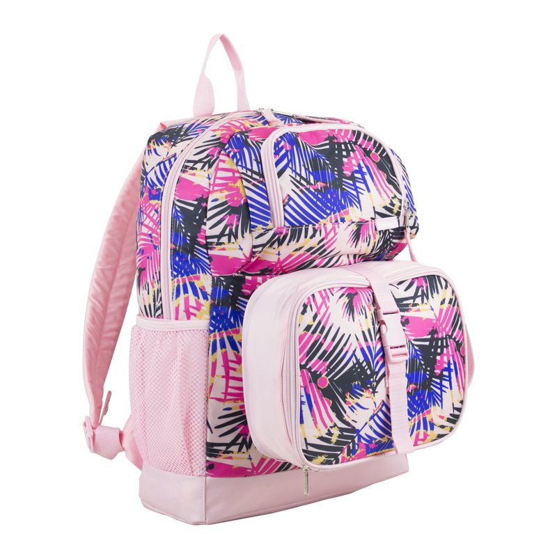 Unisex 4-Piece Combo Backpack Set with Lunch Box Shoe Pouch & Storage Case
