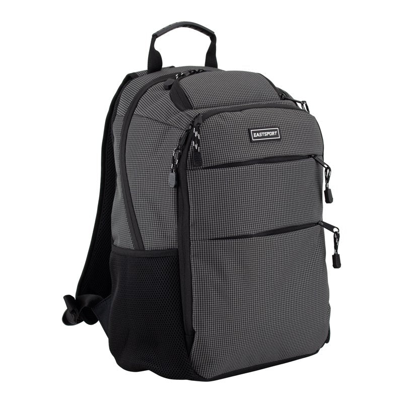 Unisex 17-Inch Lifestyle Dome Backpack with Sunglasses Pocket - Black