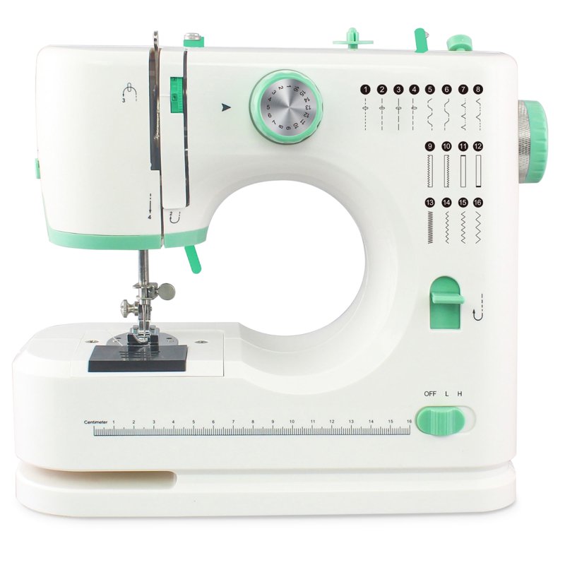 Portable Sewing Machine for Beginners with 16 Stitches & Foot Pedal