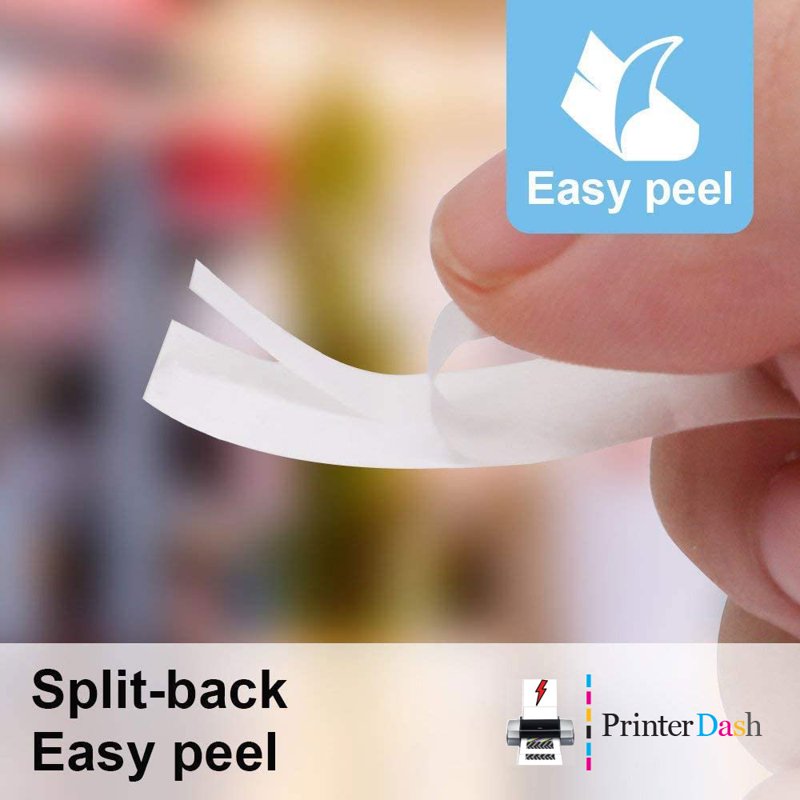 White Label Stickers for Laser & Inkjet Printers 1 x 2 5/8 Inch – 3000 Labels