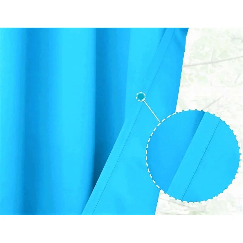 Thermal Blackout Grommet Window Curtain Panel 28x36 - Energy Efficient Privacy
