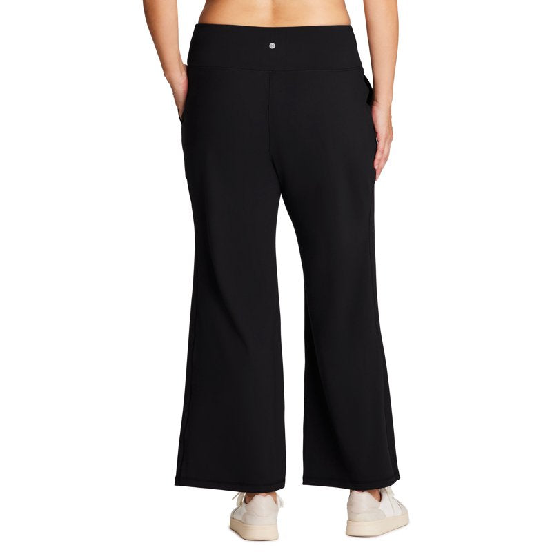 Plus Size Squat Proof Flare Leggings with Pockets - High Waist Yoga Pants
