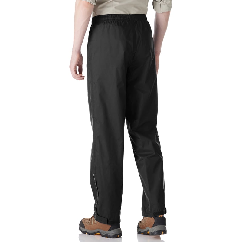 Off Road Ventures Mens Waterproof Rain Pants Windbreaker - Black 32x30
