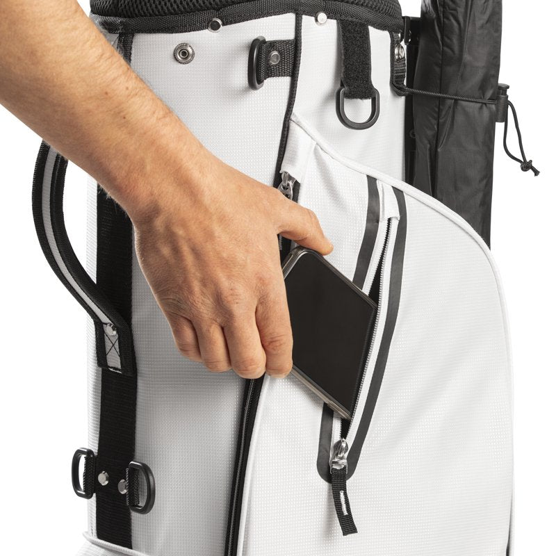 Izzo Ultra-Lite Stand Bag – White (3.2 lb)
