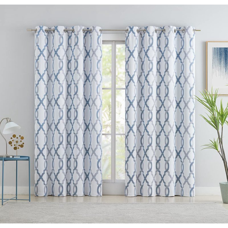 Blackout Window Curtains for Bedroom and Living Room - Insulated Grommet Top Drapes, Multiple Sizes