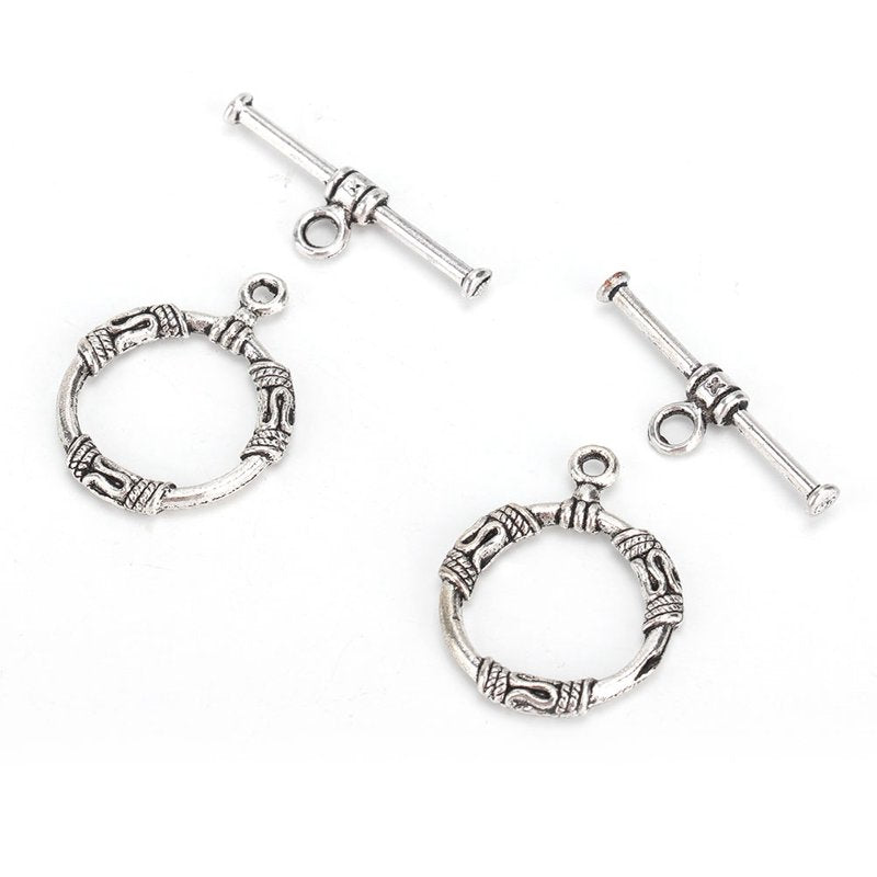 Vintage Toggle Clasp Jewelry Making Supplies 20PCS Alloy Fashion Jewelry Findings