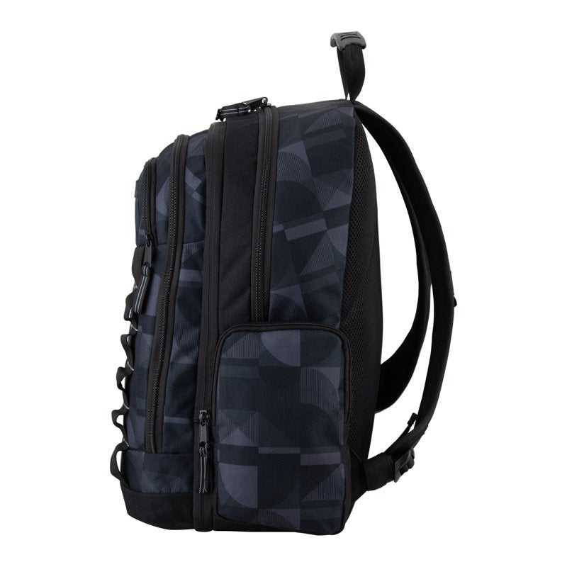 Unisex Recycled Expandable Backpack with Multiple Compartments and Molle Webbing