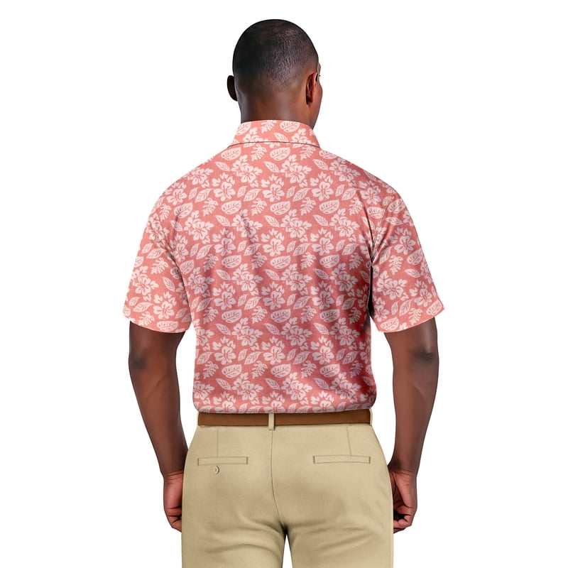 Performance Men's & Big Men's Tropical Polo Shirt with UV Protection