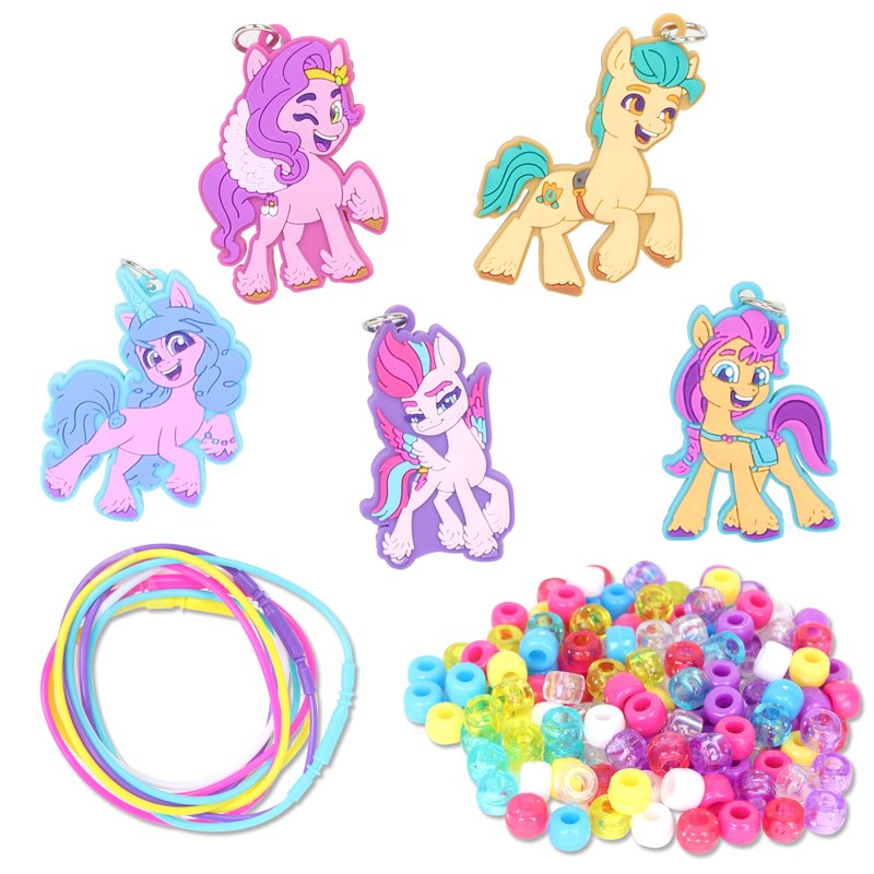 My Little Pony Necklace Craft Kit for Kids - 160 Pieces Jewelry Making Set