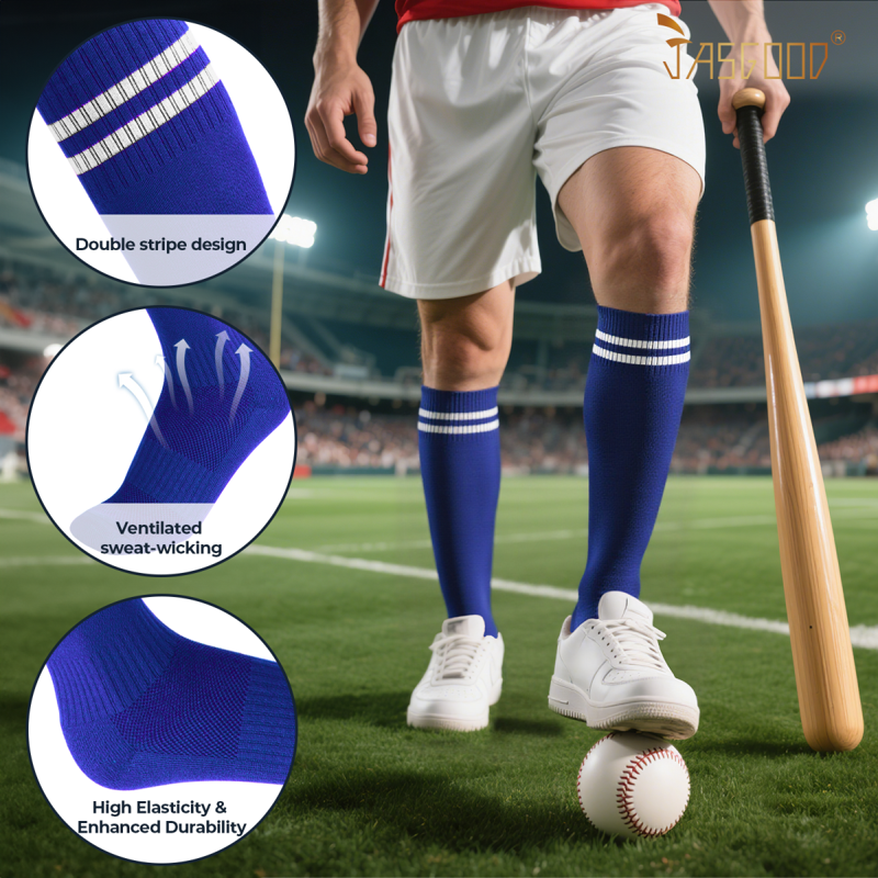 Youth Baseball Socks & Belt Set - Unisex Compression Athletic Gear for Kids & Teens