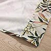 Botanical Curtain Panel Set - 84x42 Inches, 4-Piece Outdoor Window Drapes