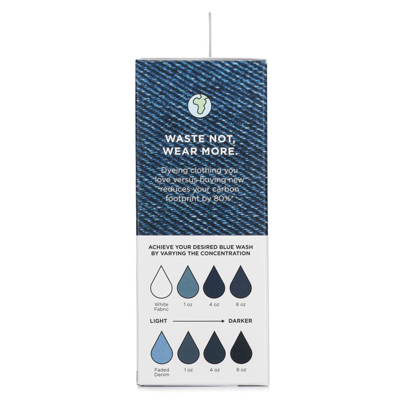 Denim Dye Kit for Restoring Faded Blue Jeans & Clothing - All Sizes