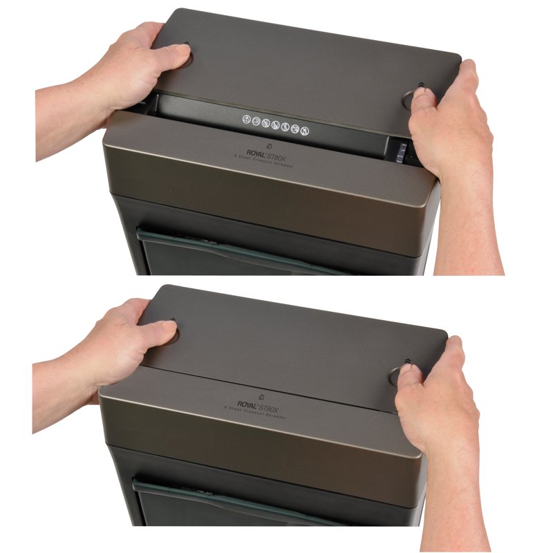 Crosscut Paper Shredder 8-Sheet with Pullout Basket for Home Office