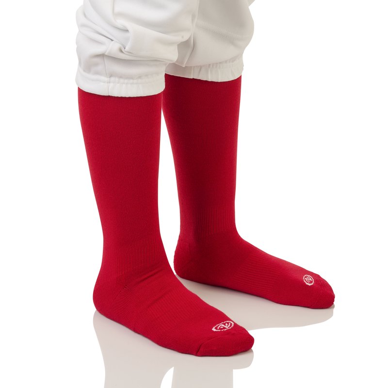 Unisex Baseball Softball Socks 2-Pack Moisture-Wicking Cushioned Fit