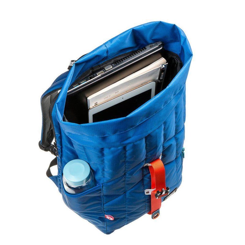 Puffer Laptop Backpack with Padded Compartment & Tear-Resistant Nylon