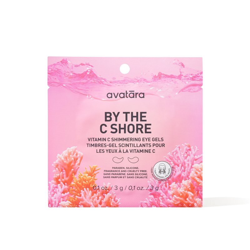 Vitamin C Hydrogel Eye Masks for Dark Circles & Puffiness, 3 Pack
