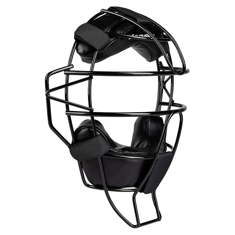 Adult Baseball Softball Umpire Face Mask with Ergo-Fit Padding, Throat Guard