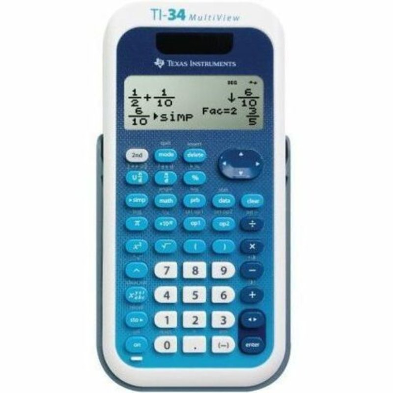 Scientific Calculator with Advanced Fraction & MathPrint Features - Four-Line Display