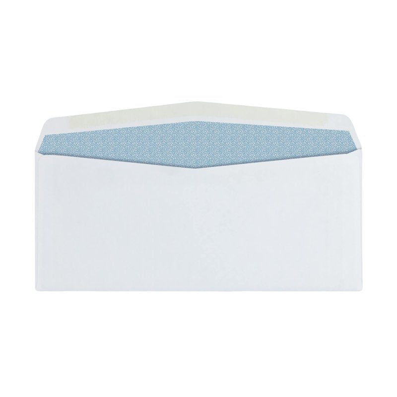 Double-Window Envelopes #10 White Gummed Office Mailer Box of 500